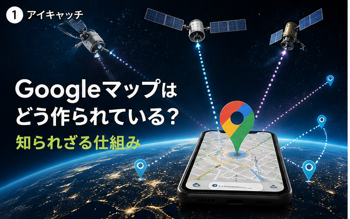 Googleマップはどうやって作られているのか？仕組みを解説